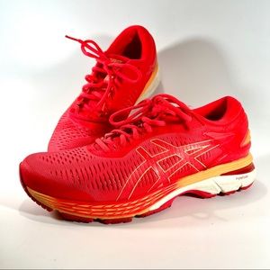 Asics Gel Kayano 25 Shoes Women’s Size 9 Pink Coral Athletic Running 1012A026